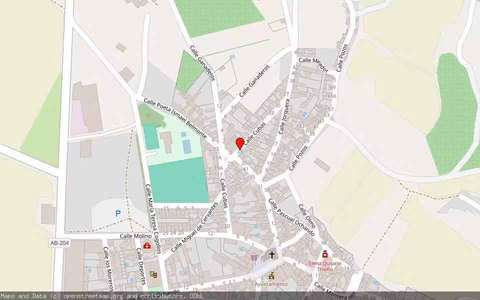 Mapa de Subasta Inmueble (Vivienda) en Casas De Juan Nuñez, Albacete