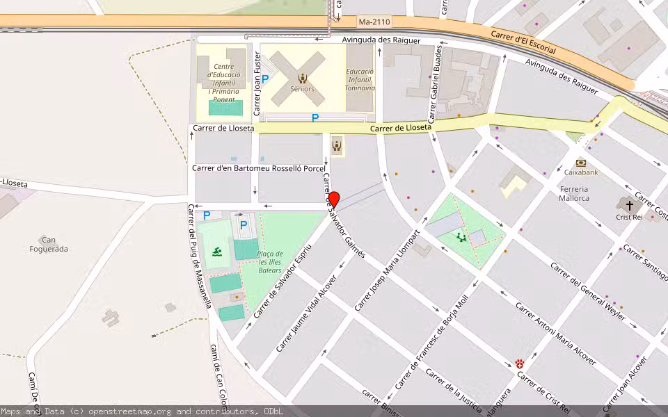 Mapa de Subasta Inmueble (Finca rústica) en Inca, Illes Balears