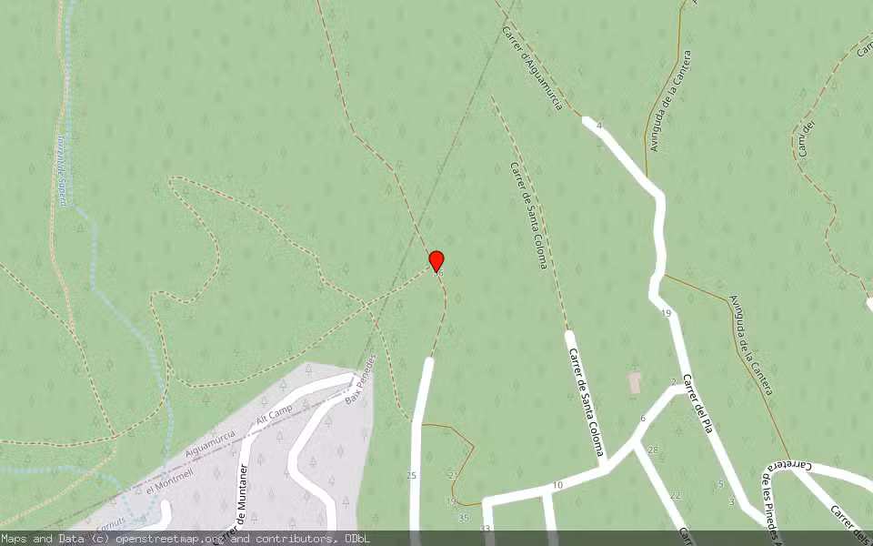 Mapa de Subasta Inmueble (Vivienda) en El Montmell, Tarragona