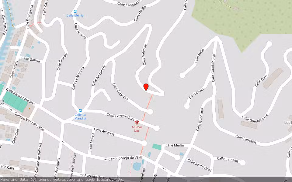 Mapa de Subasta Inmueble (Vivienda) en Rincón De La Victoria, Málaga