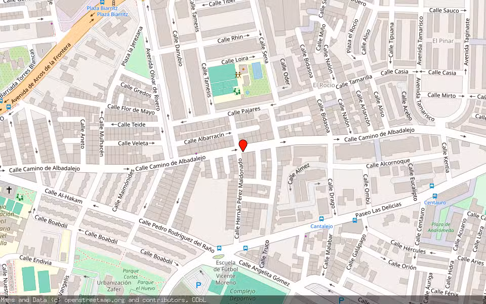 Mapa de Subasta Inmueble (Local comercial) en Jerez De La Frontera, Cádiz