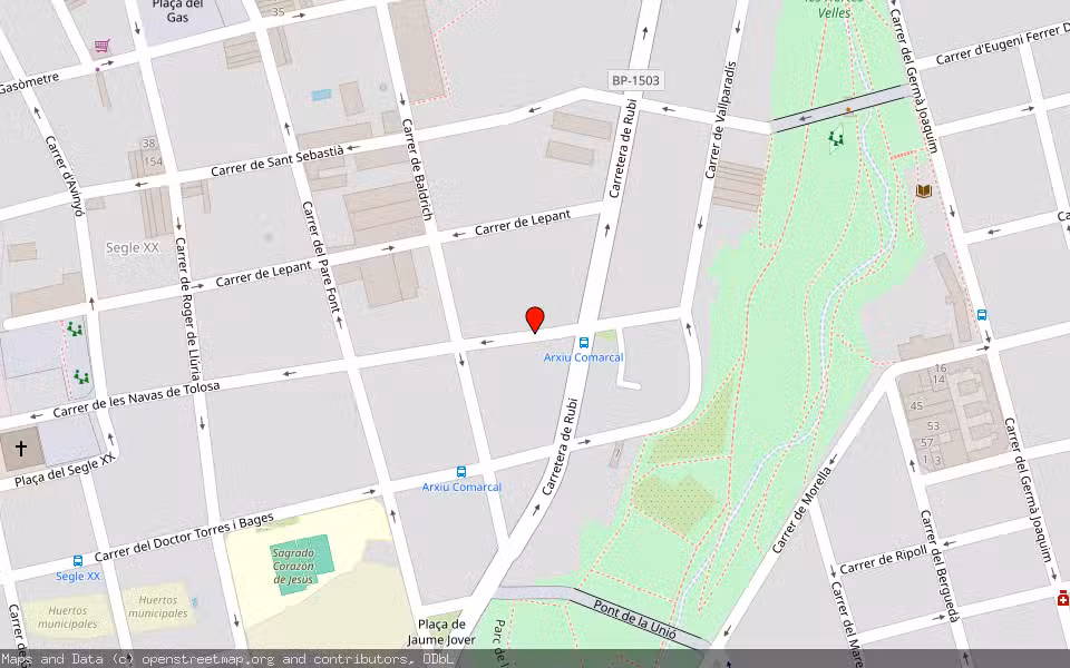 Mapa de Subasta Inmueble (Vivienda) en Terrassa, Barcelona