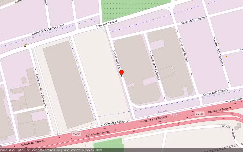 Mapa de Subasta Inmueble (Solar) en Alaquas, Valencia/València