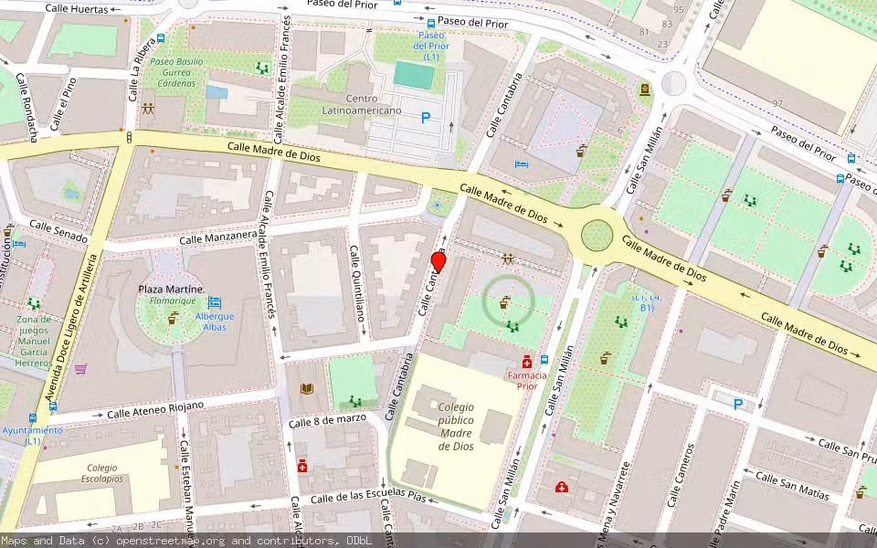 Mapa de Subasta Inmueble (Vivienda) en Logroño, La Rioja