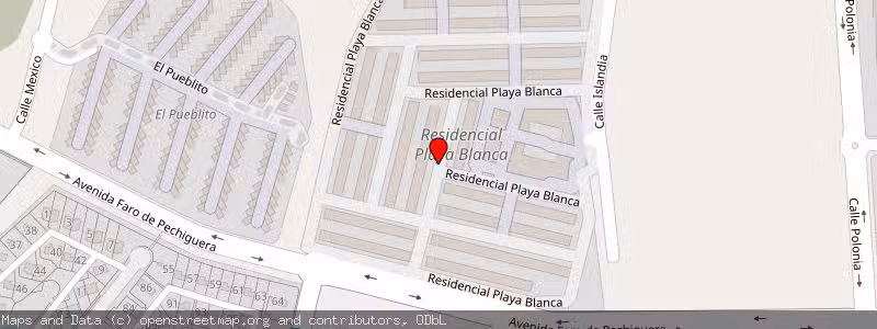 Mapa de Subasta de Inmueble (Vivienda) en Playa Blanca (yaiza), Las Palmas 