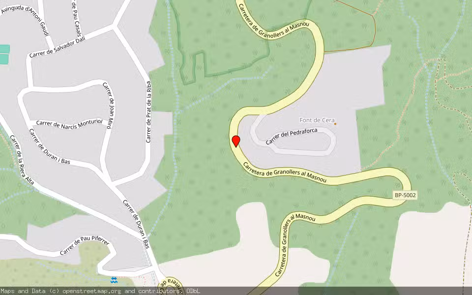 Mapa de Subasta Inmueble (Vivienda) en Alella, Barcelona