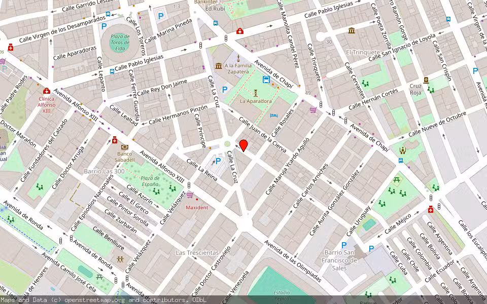 Mapa de Subasta Inmueble (Vivienda) en Elda, Alicante/Alacant