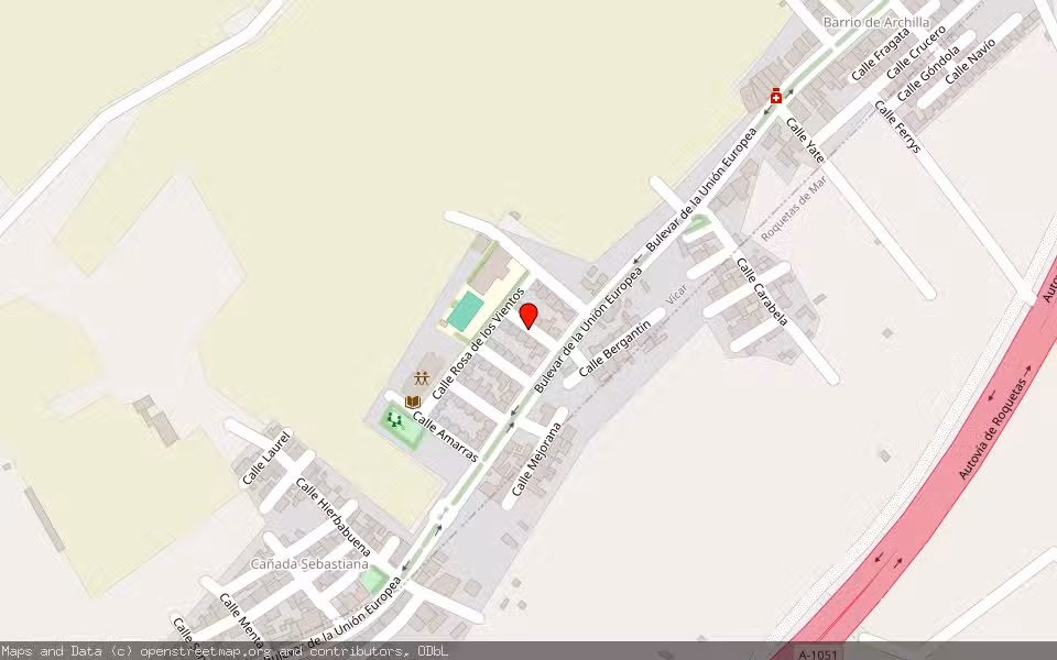 Mapa de Subasta Inmueble (Vivienda) en Vicar, Almería