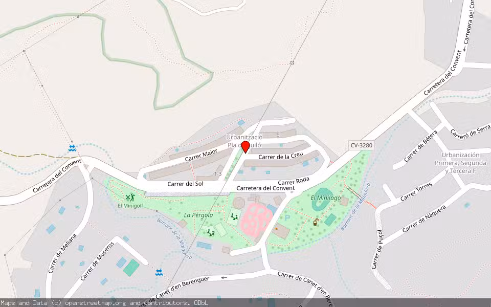 Mapa de Subasta Inmueble (Vivienda) en Gilet, Valencia/València