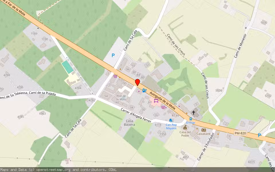 Mapa de Subasta Inmueble (Vivienda) en Formentera, Illes Balears