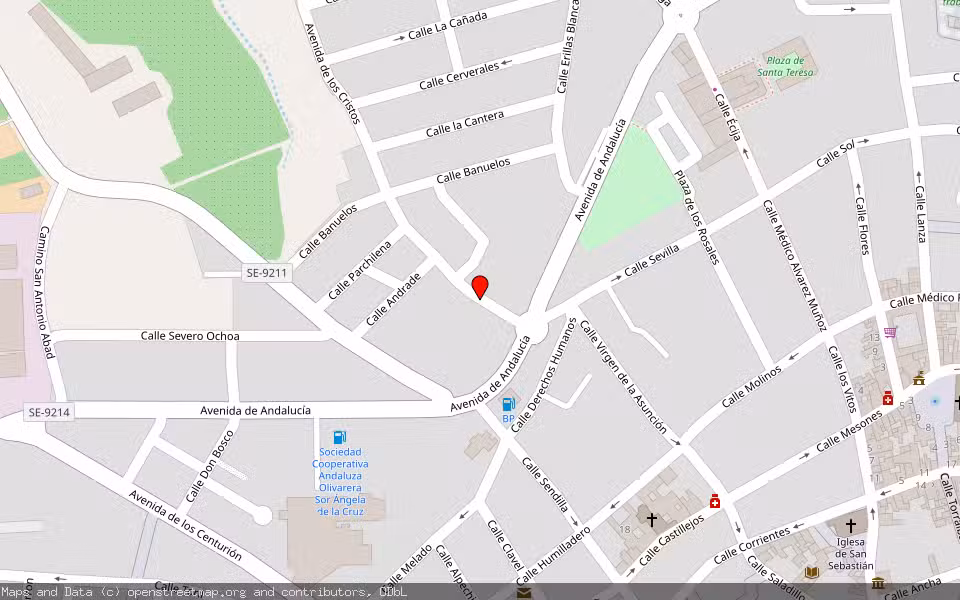 Mapa de Subasta Inmueble (Local comercial) en Estepa, Sevilla
