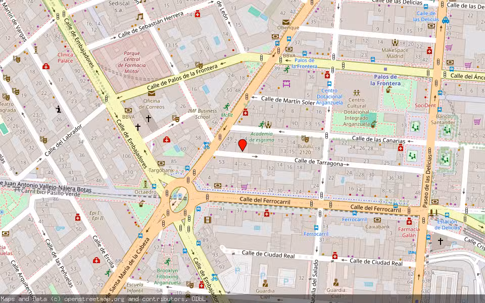 Mapa de Subasta Inmueble (Vivienda) en Madrid