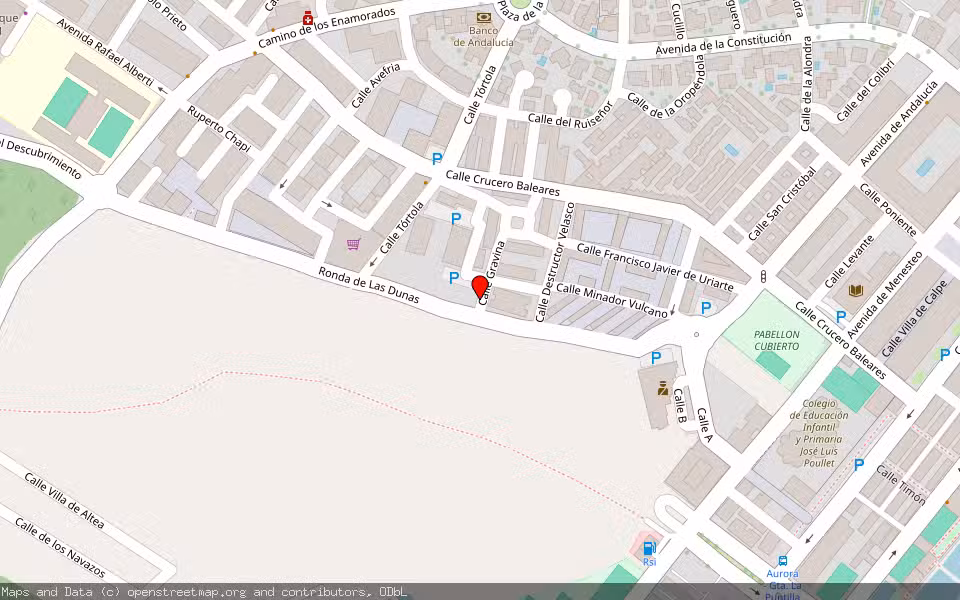 Mapa de Subasta Inmueble (Vivienda) en El Puerto De Santa Maria, Cádiz