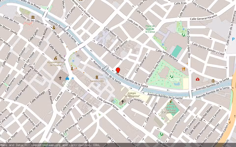 Mapa de Subasta Inmueble (Local comercial) en Totana, Murcia