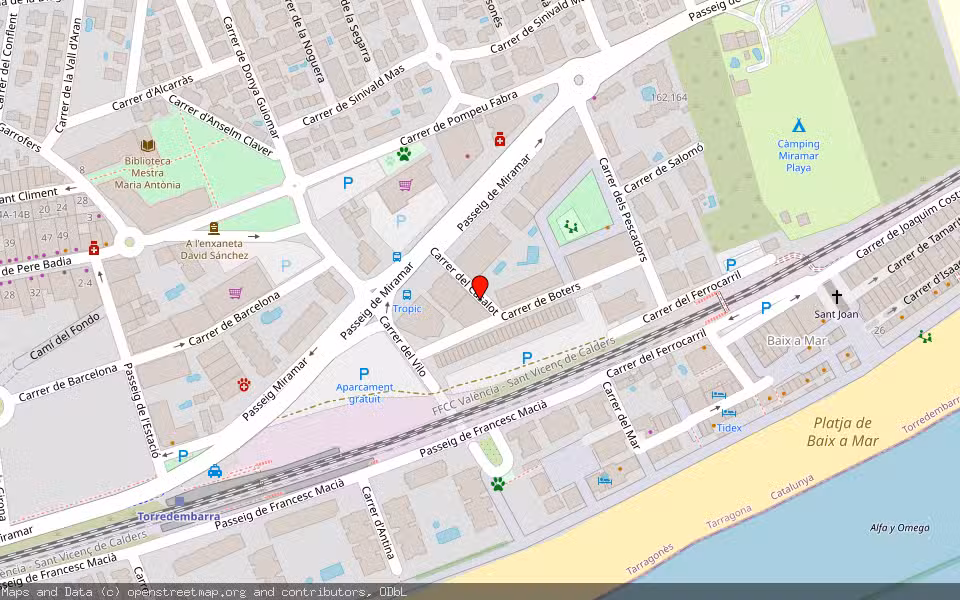 Mapa de Subasta Inmueble (Otros) en Torredembarra, Tarragona