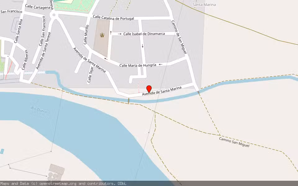 Mapa de Subasta Inmueble (Vivienda) en Tordesillas, Valladolid