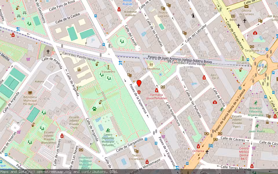 Mapa de Subasta Inmueble (Vivienda) en Madrid