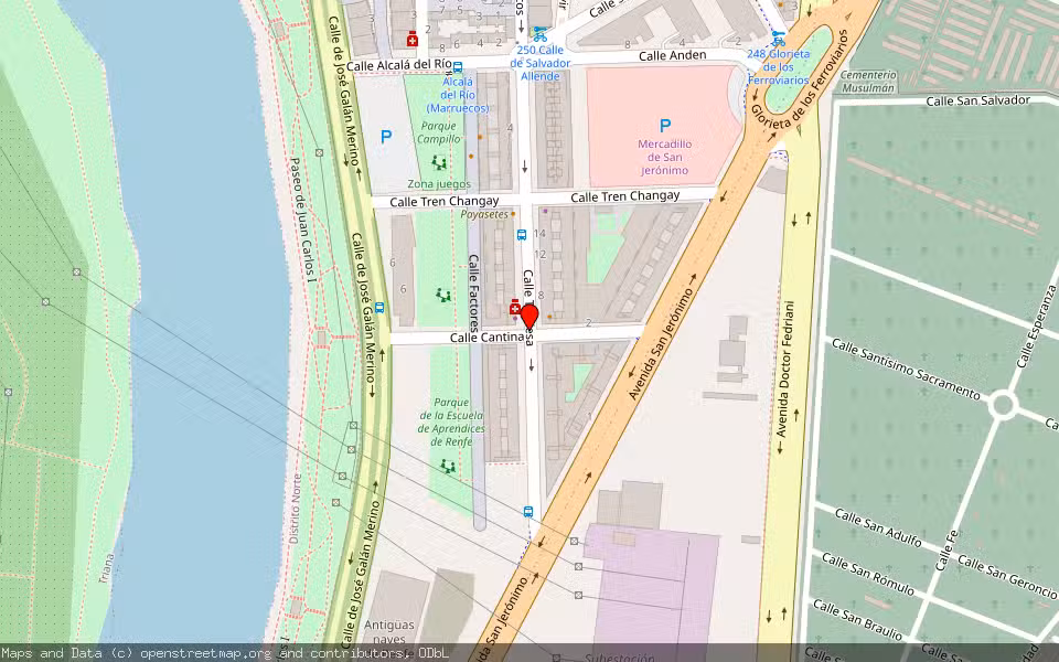 Mapa de Subasta Inmueble (Vivienda) en Sevilla