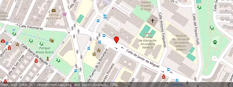 Mapa de Subasta de Inmueble (Vivienda) en Madrid, Madrid 