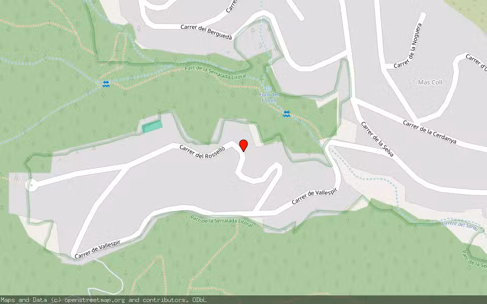 Mapa de Subasta Inmueble (Vivienda) en Alella, Barcelona