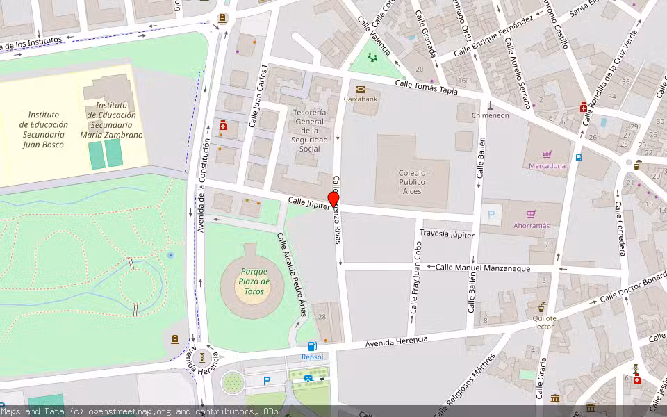 Mapa de Subasta Inmueble (Otros) en Alcazar De San Juan, Ciudad Real