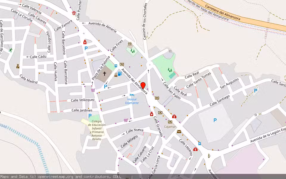 Mapa de Subasta Inmueble (Vivienda) en Olula Del Rio, Almería
