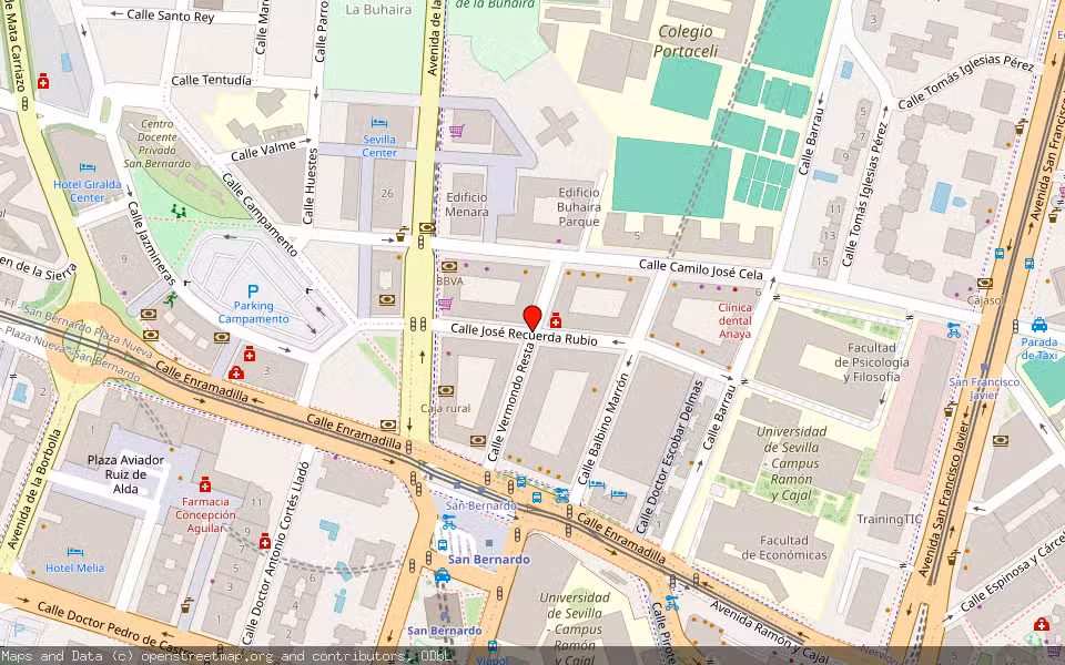 Mapa de Subasta Inmueble (Vivienda) en Mairena Del Aljarafe, Sevilla