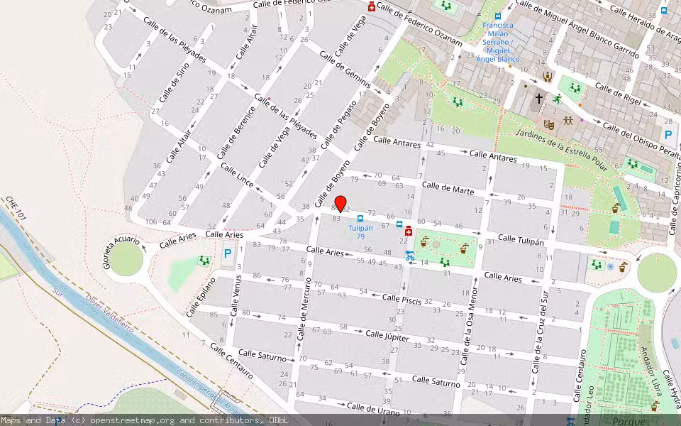 Mapa de Subasta Inmueble (Vivienda) en Zaragoza