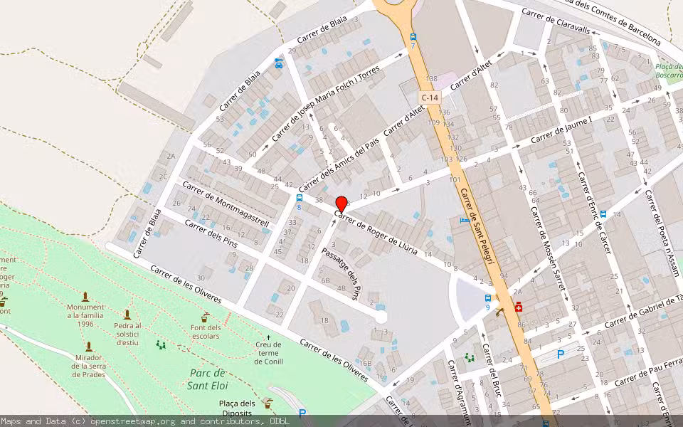 Mapa de Subasta Inmueble (Vivienda) en Tàrrega, Lleida