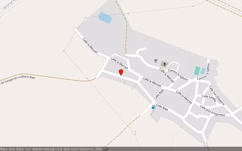 Mapa de Subasta Inmueble (Vivienda) en Albero Bajo, Huesca