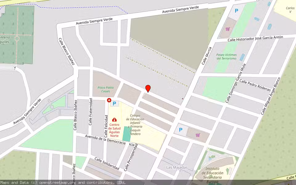 Mapa de Subasta Inmueble (Vivienda) en Águilas, Murcia