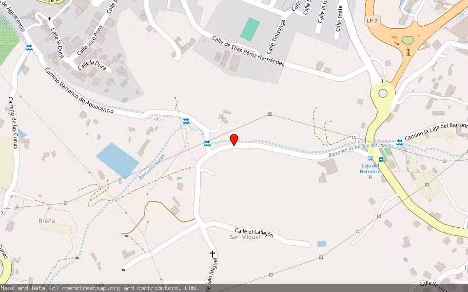 Mapa de Subasta Inmueble (Finca rústica) en Breña Alta, Santa Cruz de Tenerife