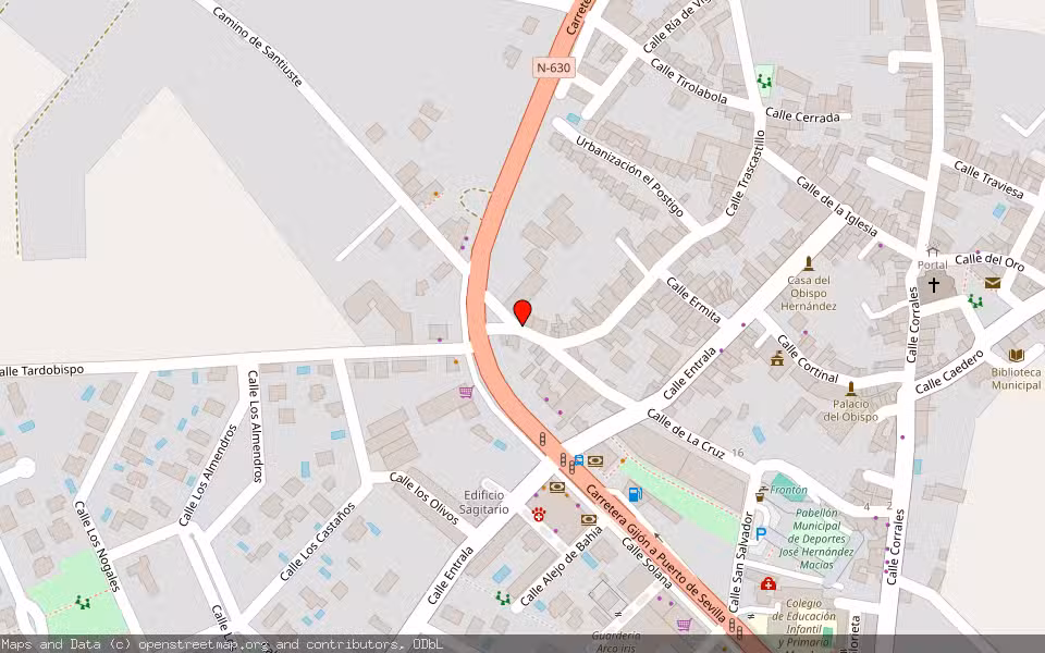 Mapa de Subasta Inmueble (Solar) en Morales Del Vino, Zamora