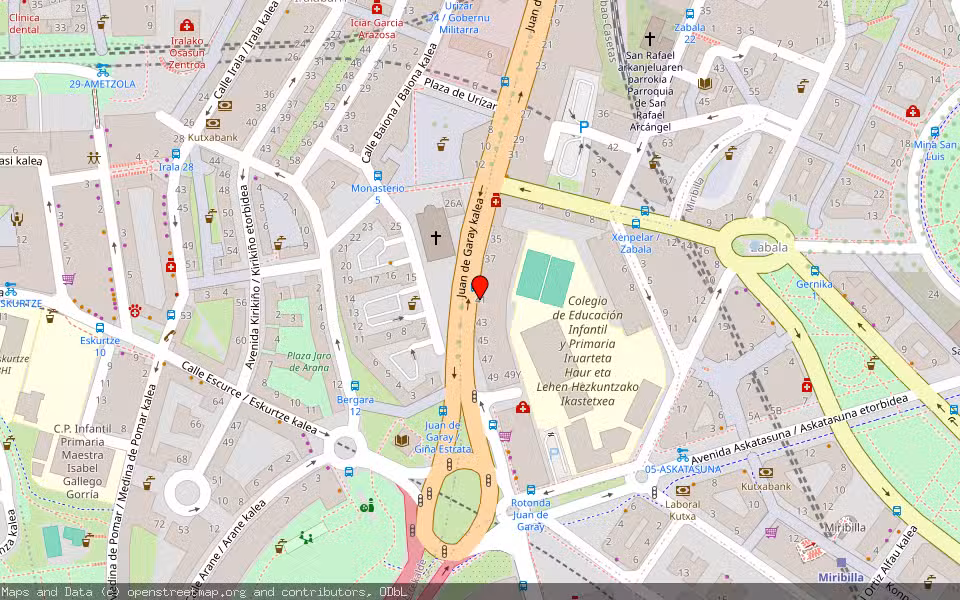Mapa de Subasta Inmueble (Vivienda) en Bilbao, Bizkaia