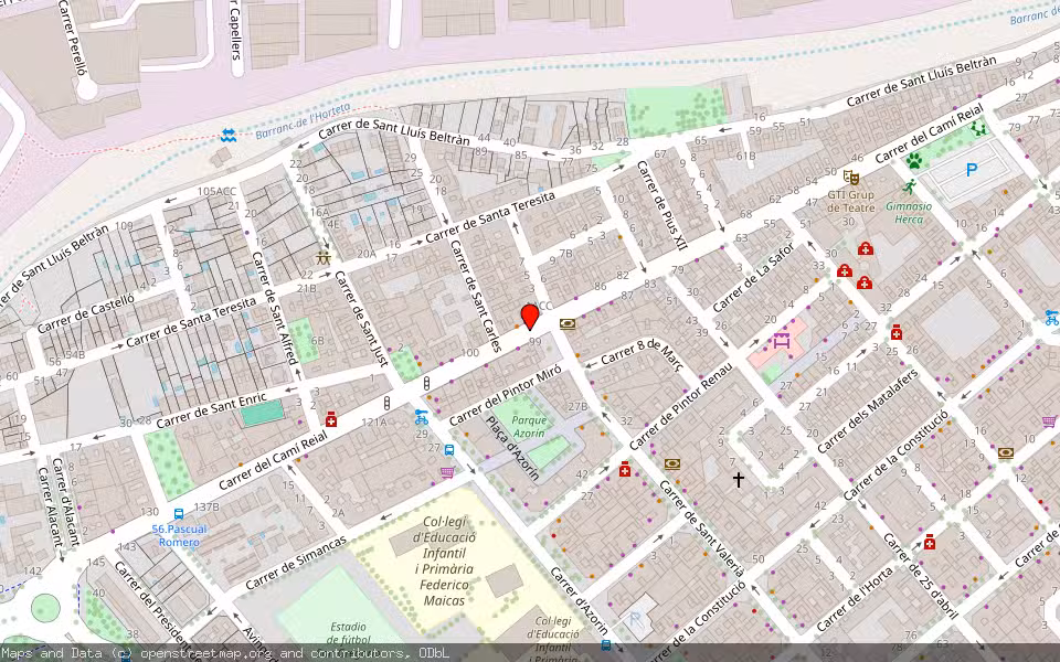 Mapa de Subasta Inmueble (Vivienda) en Torrent, Valencia/València