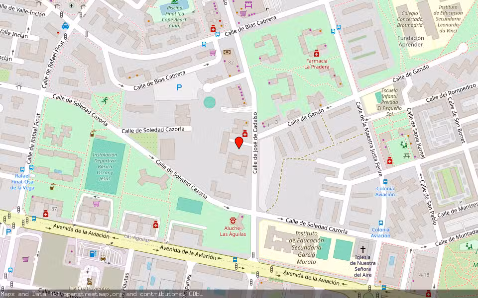 Mapa de Subasta Inmueble (Vivienda) en Madrid