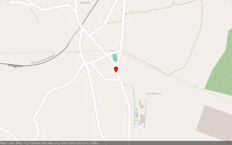 Mapa de Subasta Inmueble (Finca rústica) en Cudillero, Asturias