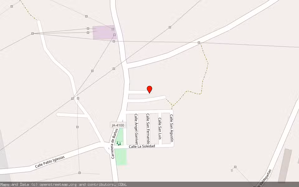 Mapa de Subasta Inmueble (Finca rústica) en La Carolina, Jaén