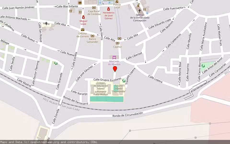Mapa de Subasta Inmueble (Vivienda) en Villa Del Rio, Córdoba