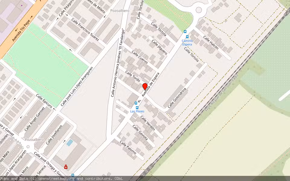 Mapa de Subasta Inmueble (Solar) en Jerez De La Frontera, Cádiz