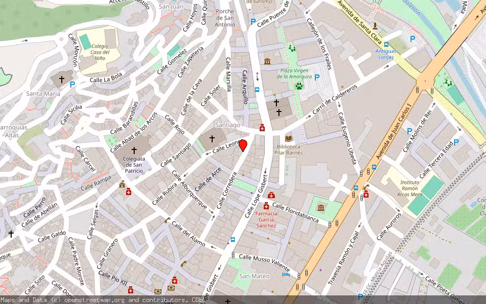 Mapa de Subasta Inmueble (Vivienda) en Murcia