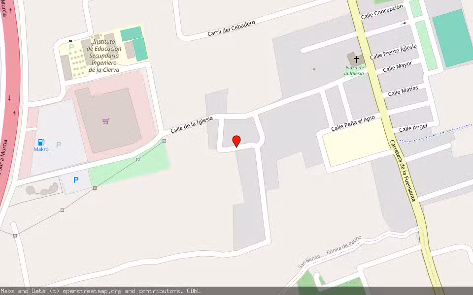 Mapa de Subasta Inmueble (Vivienda) en Murcia