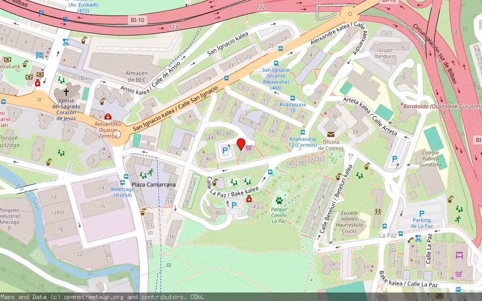 Mapa de Subasta Inmueble (Vivienda) en Barakaldo, Bizkaia