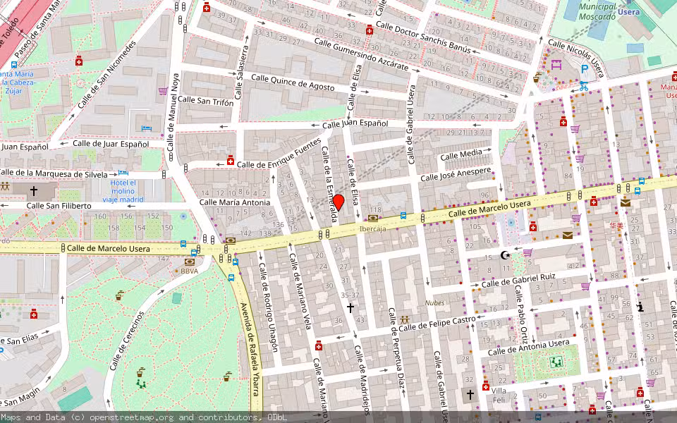 Mapa de Subasta Inmueble (Vivienda) en Madrid