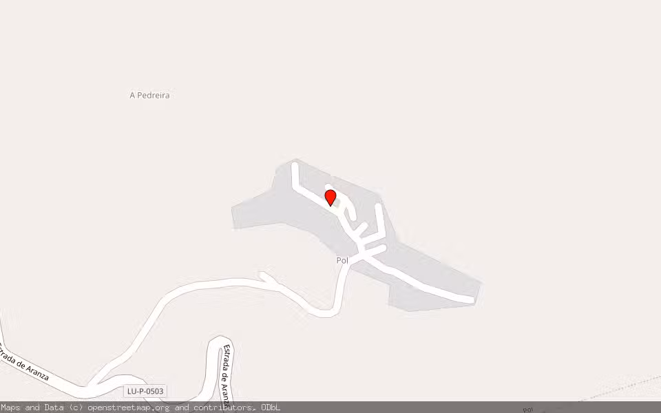 Mapa de Subasta Inmueble (Finca rústica) en Baralla, Lugo