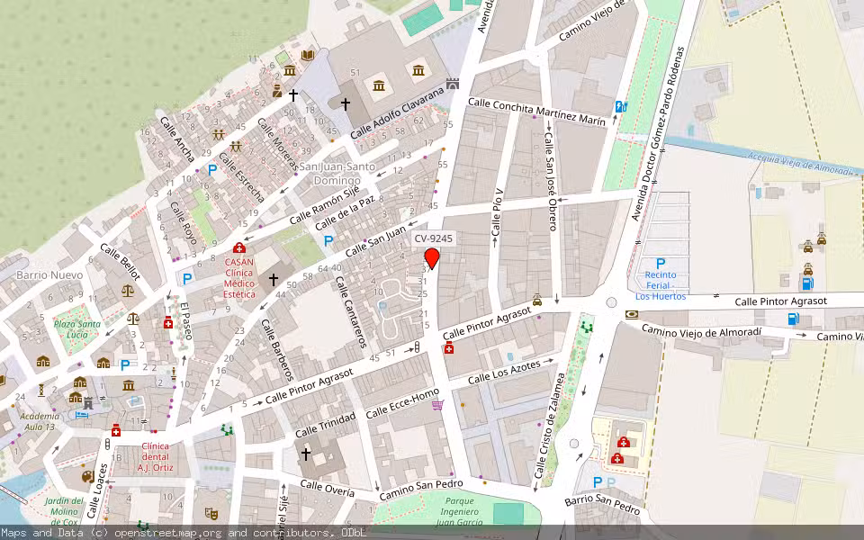 Mapa de Subasta Inmueble (Vivienda) en Orihuela, Alicante/Alacant