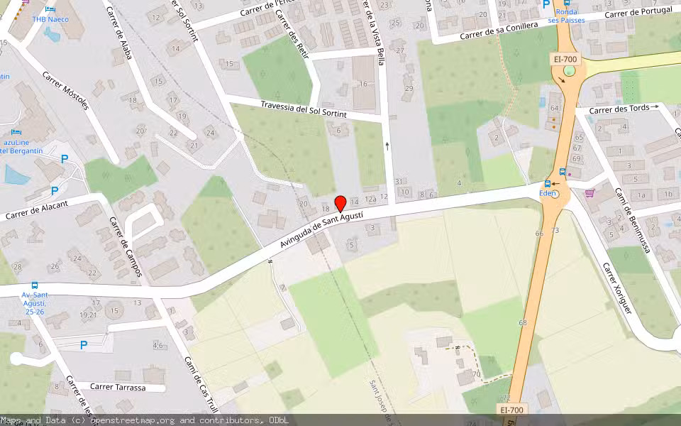 Mapa de Subasta Inmueble (Vivienda) en Sant Antony De Pormany, Illes Balears