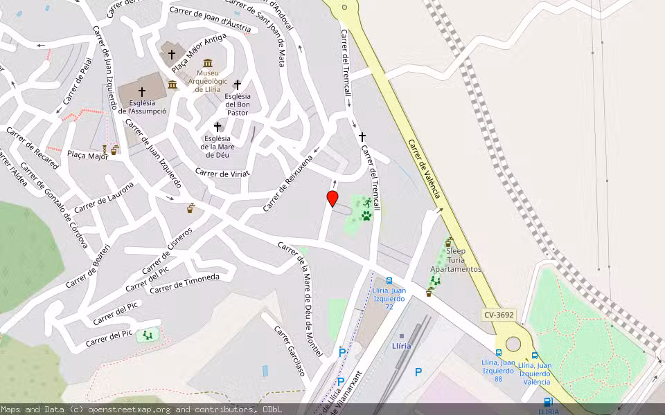 Mapa de Subasta Inmueble (Vivienda) en Llíria, Valencia/València