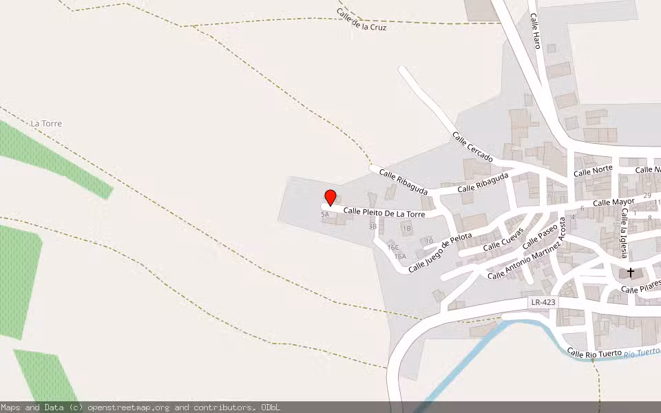 Mapa de Subasta Inmueble (Vivienda) en Hormilla, La Rioja