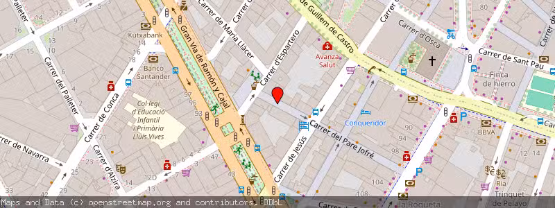 Mapa de Subasta de Inmueble (Local comercial) en Valencia, Valencia 